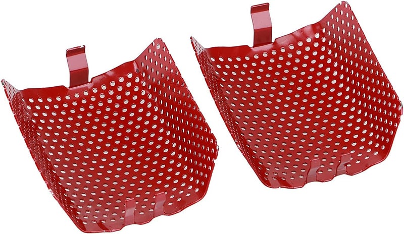 YDLMT 304 Stainless Steel Red Front Brake Caliper Screen Inserts Set Covers for Harley Touring Road King Street Glide Electra Glide FLHT FLHR FLHX FLTRX FLTRU V-Rod - Image 3
